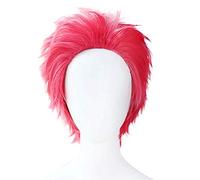 ydound 2022 Parrucche Cosplay Anime, Demoni Slayer Akaza Cosplay Parrucche con Tappo di Parrucca Gratuito (Colore:Rosso) ( Color : Red )