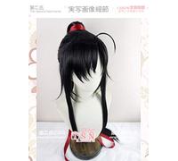 ydound 2022 Parrucche Cosplay Anime Magic Road Wei Ying Wei Wuxian Mo Xuanyu Antico Vento Ponytail Ponytail Black Capelli Capelli Costume Cos Virga E94