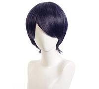 ydound 2022 Persona 5 Yusuke Kitagawa Parrucca Cosplay Men Short Black Blue Wig Blue Cosplay Anime Cosplay Parrucca Cosplay Resistente al Calore Parrucche Sintetiche Halloween