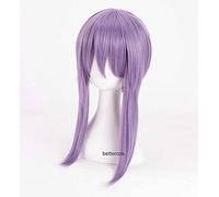 ydound 2022 Seraph of The End Hiiragi Shinoa Hiragi Parrucche Cosplay Light Viola Resistente al Calore Capelli Sintetici Parrucca for Capelli+ Tappo Parrucca for i Fan