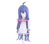 ydound 2022 Spirit Blossom Kindred Cosplay LOL Cosplay 80cm Long Blue Purple Wig Parrucca Cosplay Anime Resistenti al Calore Parrucche Sintetiche Halloween