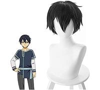 ydound 2022 Sword Art Online Kirigaya Kazuto Parrucca Cosplay Sao Kirito Breve Black Capelli Sintetici Party Party Play Gioca in Costume Parrucche