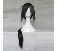 ydound 2022 Uchiha Itachi APH Yao K YatoGami Kuroh Ranma 80cm Parrucca Lunga Nera Capelli Sintetici Cosplay Resistente al Calore+ Tappo della Parrucca Libera