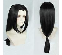 ydound 2022 Uchiha Itachi Long Black Styled OW Hanzo Shimada Capelli Resistenti al Calore Anime Cosplay Cosplay Parrucca+ Tappo della Parrucca Libera