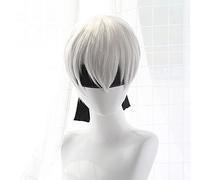 ydound 2022 Yorha n. 2 di Alta qualità Tipo B 2Byorh 2A 9S 2B. Parrucca Cosplay Parrucca Nier: Automata Costume Play Partys Costumes Parrucche for Capelli + Tappo della Parrucca 9s (Color : 9S)