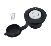 YDRESMI 30 amp Flancia di bloccaggio flangiata RV Power NEMA L5 30R Presa elettrica con Tappo a Resistenza alle intemperie