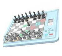 YDRESMI Electronic Chess Set con Ai Osponent 3 Modalità di gioco Portable Magnetic Computer Chess Board Game per bambini e adulti Smart Chess Set per principianti e giocatori (Blu)