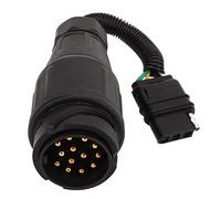 YDRESMI EU 13 Way Round to US 4 Way Flat Trailer Plug Apter Conversione per Il convertitore per connettore del rimorchio RV