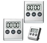 YdseozOA 2 timer digitale con allarme forte, timer digitale da cucina, timer da cucina con supporto magnetico e interruttore on/off, allarme per cucina, apprendimento, sport