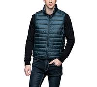 YDSH Uomo Giubbotto Smanicato Piumino Senza Maniche Gilet per Inverno,Autunno Invernale Gilet di Piumino Uomo Corto Senza Maniche Giubbotto Giù Ultraleggeri Caldo Gilet