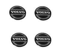 YdSoo Adesivi 3D Stickers Auto Coprimozzo per Volvo V40 2012-2020, Logo Silicone Autoadesivo Stemma Adesivo Copricerchi Tappi Ruote Coprimozzi Auto Styling Accessori,A56mm