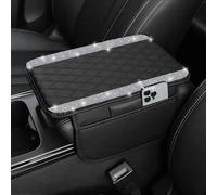 YDSTNiu Copri Bracciolo Auto per MG Cyberster Trophy 2025-, Cuscino Console Centrale Protezione Bracciolo Imbottitura Bracciolo Accessori Interni,White