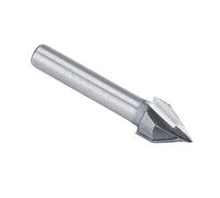 YDuupxe Bit Router CNC Bit 3D V Scanalatura Bit V-GROOVE Forma Incisione di 60 Gradi per la Lavorazione del Legno con Gambo 6 Mm 10 Mm Taglio