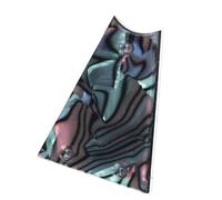 YDuupxe Coperchio per Gradini per Trucchi per Chitarra, Design Triangolare, Copertura per Traliccio a 3 Fori, Installazione Semplice per Tutti i Modelli di Chitarra (Conchiglia di abalone GR40)