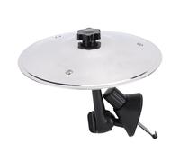 YDuupxe Cymbal Cymbal Dell'auto, Angolo di Staffa Regolabile Compact Volume Ad Alto Volume Crash Tamburo di Sfiato per L'autoinment (SILVER)