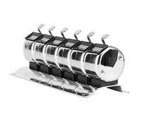 YDuupxe Dispositivo di Conteggio in Acciaio Inossidabile, Conteggio multiunità con Pressa Manuale con Design Durevole per Aeroporti, Statistiche di Fabbrica e Gestione Logistica