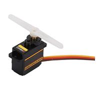 YDuupxe EMAX Servo ES08MAII Set Servo Ingranaggi in Metallo, 12 G/1,8 Kg/10 Secondi Micro, Alta velocità, Ingranaggio Analogico Futaba/spinotto JR, per 450 Elicotteri, Robot