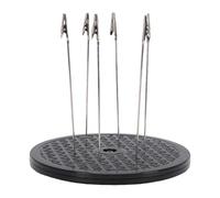 YDuupxe Giradischi per Pittura su Modelli, Base per Supporto per Verniciatura a Spruzzo con Rotazione di 360 Gradi con 6 Bastoncini in Metallo per Hobbisti Artisti Aerografo Artigianali Fai-da-te