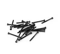 YDuupxe M3 Set di Viti per Testa a Incavo Esagonale 12,9 Gradi in Lega di Acciaio Al Carbonio 17 (M3*35mm （parzialmente filettato） 24PCS)