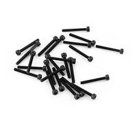 YDuupxe M3 Set di Viti per Testa a Incavo Esagonale 12,9 Gradi in Lega di Acciaio Al Carbonio 17 (M3*25mm （filo parzialmente） 24PCS)