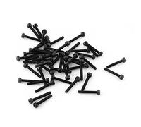 YDuupxe M3 Set di Viti per Testa a Incavo Esagonale 12,9 Gradi in Lega di Acciaio Al Carbonio 17 (M3*20mm 50 pezzi/confezione)