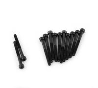 YDuupxe M3 Set di Viti per Testa a Incavo Esagonale 12,9 Gradi in Lega di Acciaio Al Carbonio 17 (M3*30mm （parzialmente filettato） 24PCS)
