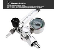 YDuupxe Manometro Regolatore di Pressione Argon Co2, Regolatore di Gas Ad Alta Pressione di Esercizio per Saldatura Mig G5/8 con Struttura Compatta e Corpo in Lega Affidabile, Regolazione della