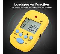 YDuupxe Metronomo per Chitarra Mini Tempo Pianoforte Digitale Beat Tap M50 Altoparlante Multifunzionale con Clamp/Holder per Accordi Jack per Auricolari Portatile Dispositivo Musicale Timer, Test