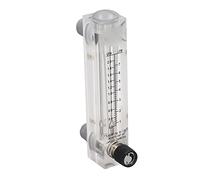 YDuupxe Misuratore di Portata a Pannello 0,2-2 GPM, Rotametro dell'acqua Regolabile in Acrilico Trasparente per la Misurazione e il Controllo dei Liquidi