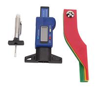 YDuupxe Misuratore di profondità del Battistrada Digitale, Display LCD con Letture Rapide e Precise in Mm e Pollici, Design Leggero e Compatto per la Misurazione dello Spessore delle