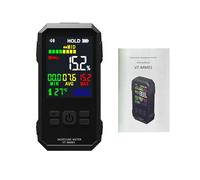 YDuupxe Misuratore Digitale del Contenuto d'acqua con Ampio Display LCD, Igrometro Senza Puntale per Legno Tenero e Duro, Ideale per il Rilevamento di Pareti e Muratura, Previene la Crescita di