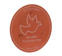 YDuupxe Pulitore per L'acqua, Disco in Rame per Vasca per Uccelli con Rame Puro Pulizia Meno Frequente, Supporto Stabile a Triplo Punto Posizionamento Stabile Prestazioni per Tutte Le (D)