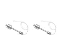 YDuupxe Sensore di Livello dell'Acqua 2 Pezzi Interruttore a Galleggiante Verticale in Acciaio Inossidabile 0~220 V Sensore di Livello dell'Acqua del Liquido per Piscina Can 100mm
