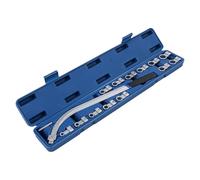 YDuupxe Set di Chiavi Tendicinghia 15 Pezzi, Kit di Attrezzi per Puleggia di Tensione della Cinghia a Serpentina con 14 Adattatori per la Maggior Parte dei Modelli di Veicoli