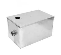 YDuupxe Trappola Antigrasso in Acciaio Inossidabile con Filtro a 3 Stadi e Cestello Filtrante Rimovibile per Cucine Commerciali e Servizi di Ristorazione