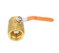 YDuupxe Valvola a Sfera in Ottone DN32 Valvola a Passaggio Completo per il Controllo Dell'arresto del Idraulico del Tubo Dell'olio e del Gas Dell'acqua