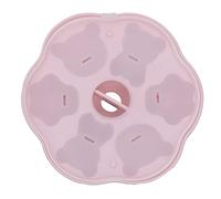 YDuupxe Vassoio per Cubetti di Ghiaccio in Silicone, Materiale per Uso Alimentare, Design Simpatico Orso e Gatto, Perfetto per Budino, Cubetti di Ghiaccio, Alimenti per Bambini (PINK)