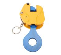 YDuupxe Vertical Plate Lifting Clamp, 2 Ton Spring Lock Mechanism | Apertura della ganascia da 0-30 mm per l\'adattamento della piastra, bloccaggio automatico della ganascia durante la