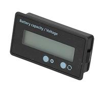 YDuupxe Voltmetro di Carica della Batteria, Guscio in ABS, Display LCD, Indicatore Multi-batteria con Monitoraggio dell'energia Corrente per Batterie Al Litio (7.4V-48V)