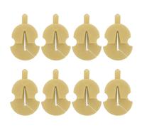YDVGERTH Accessori per Violino 8 Pezzi di Sordina per Violino Regolabile in Gomma Silenziatore Singolo Foro Parti di Pratica Accessori(Light Yellow)