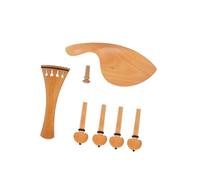 YDVGERTH Accessori per Violino Kit Violino Cordiera Piroli Mentoniera Legno di Rosa Classico Lucido Raccordo per 4/4 3/4 Accessori per La Manutenzione del Violino