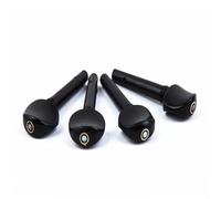 YDVGERTH Accessori per Violino Picchetti per Accordatura per Violino in Legno di Ebano 4 Pezzi con 5 Diverse Dimensioni Adatte per Accessori per Violino 1/8 E 1/4 E 1/2 E 3/4 E 4/4(4/4)