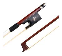 YDVGERTH Arco di Violino Arco di Violino 4/4 in Legno Brasiliano Crine di Cavallo Bianco Ebano Rana Cerchio Occhio Intarsiato Arco di Violino 4/4