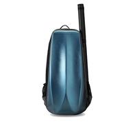 YDVGERTH Custodia del Violino Custodia per Violino Parte Anteriore in PC Composito Borsa da Viaggio Resistente con Tubo dell'Arco Rimovibile Misura 4/4-3/4 Doppio Spazio(Blue)