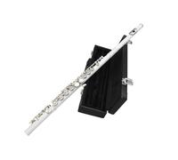 YDVGERTH Flauto traverso Flauto Chiave A 16 Fori C per Principianti con Accessori per Guanti in Tessuto(White)
