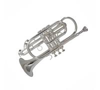 YDVGERTH Trombette Cornetta SIB Flat Cornetta Tromba Strumento Placcato Argento Custodia per Il Trasporto Strumento Musicale Professionale