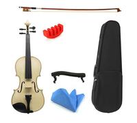 YDVGERTH Violino Violino Acustico Originale in Legno Colore Full Size Adatto A Principianti con Custodia per Violino Archetto Poggiaspalla Muto(4/4)