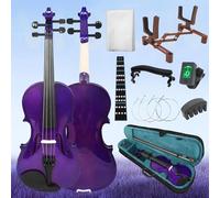 YDVGERTH Violino Violino Viola 4/4 Tavola d'Acero Regalo di Violino per Principianti Adatto Ai Principianti per Imparare(Set)