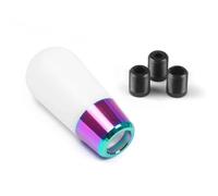 YDXHERTA Pomello Del Cambio Universale In Plastica Leva Del Cambio A Forma Di Mazza Da Baseball 90 Mm Per Cambio Manuale Aggiornamento Degli Interni(White)