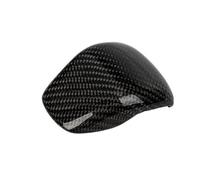 YDXHERTA Protezione Per Pomello Del Cambio Automatico In Vera Fibra Di Carbonio Per Kia Stinger K7 2018 2019 2020 2021 2022 2023 Aggiornamento Degli Interni(Black)